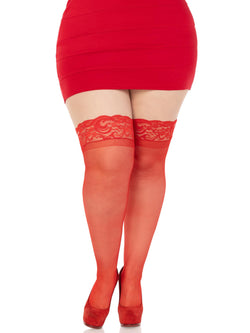 Nora Thigh High Plus Size Stockings