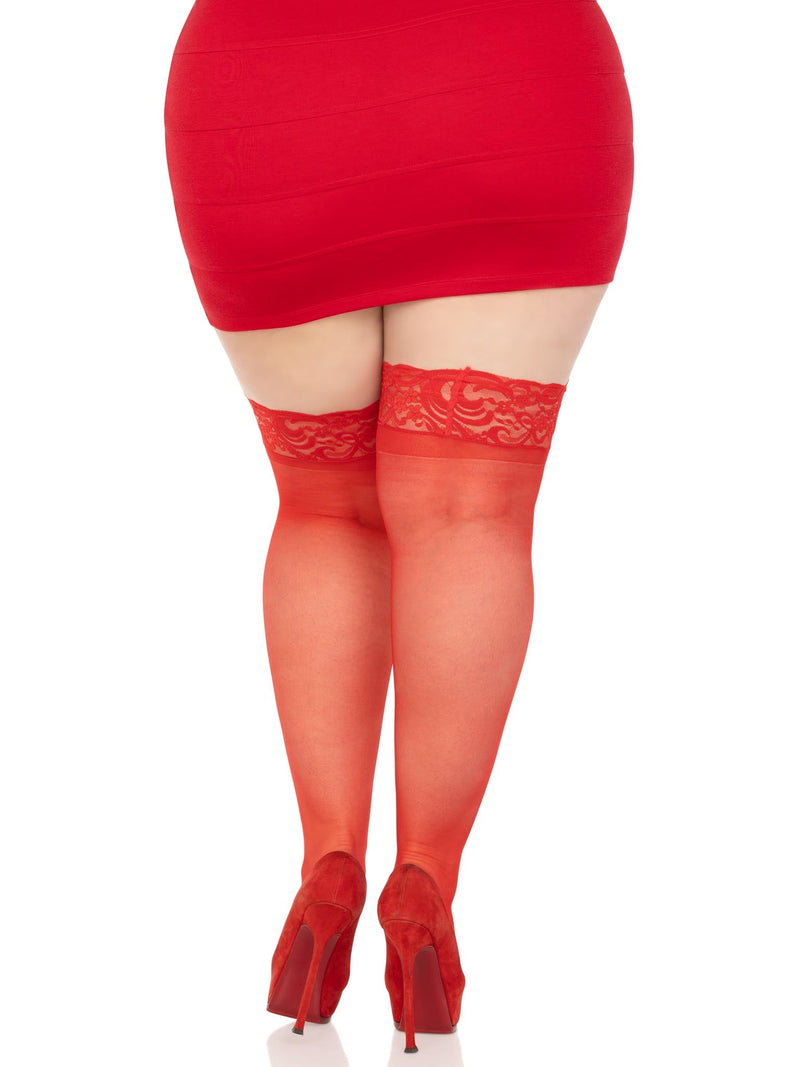 Nora Thigh High Plus Size Stockings