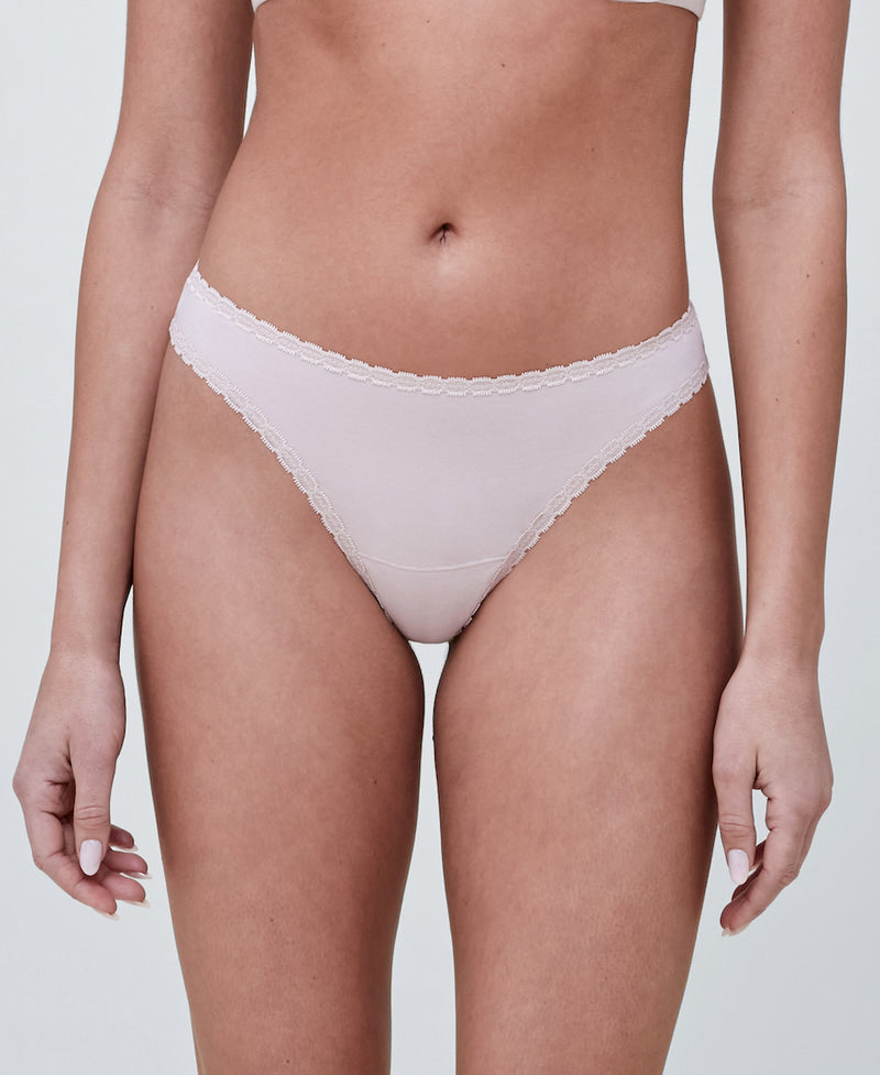 Adorned Cotton Thong 3-Pack