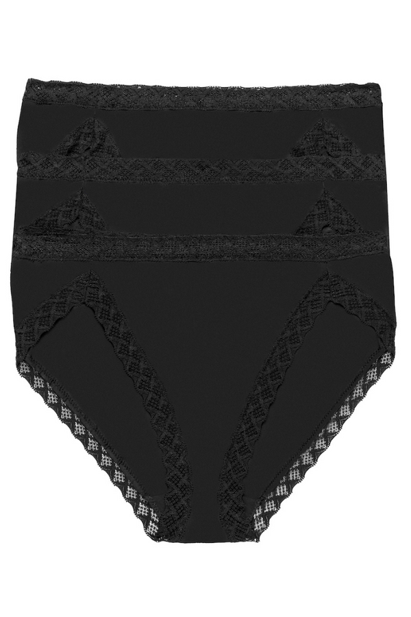 Bliss French Cut Panty 3-Pack - Black