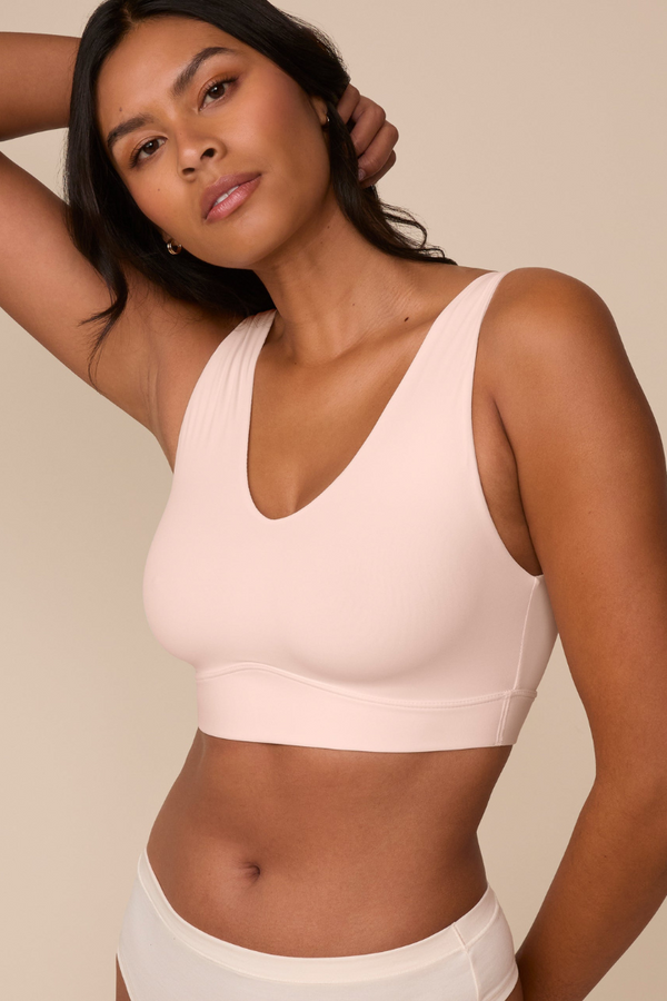 Bliss Bralette in Rose | Anya Lust Luxury Lingerie | Sexy Rose Bralette with Comfortable Underband