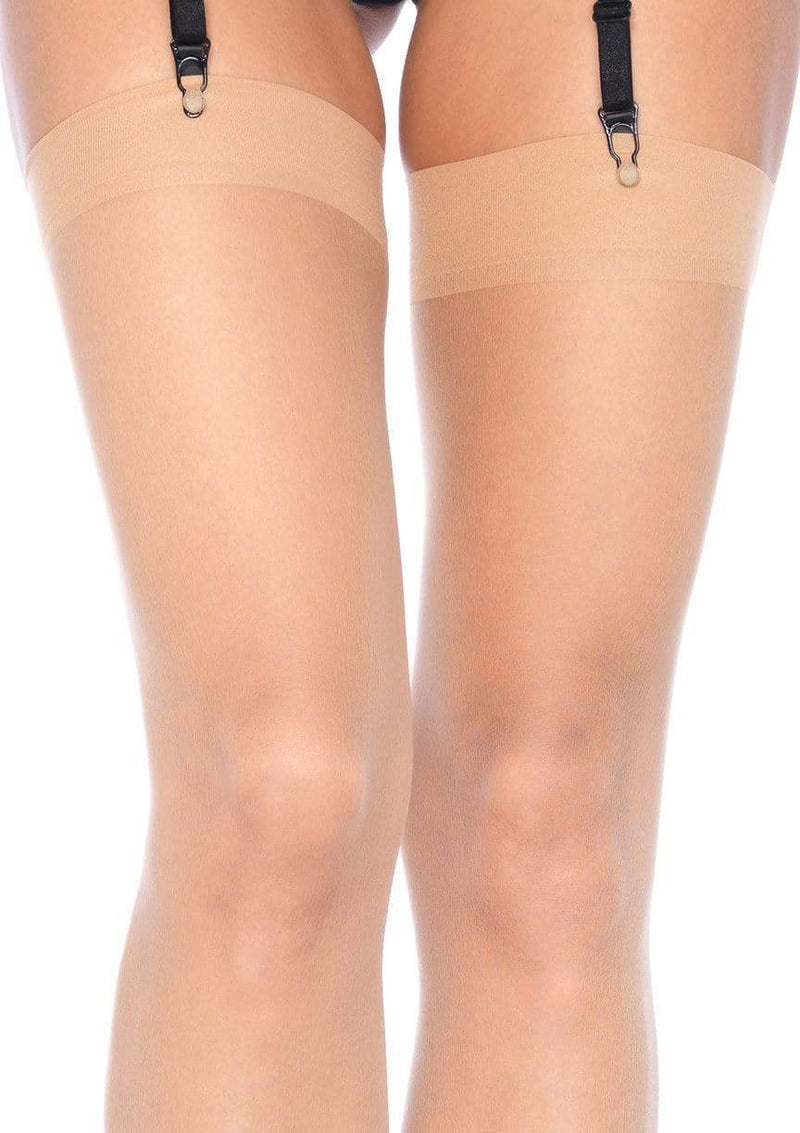 Dex Sheer Stockings | Anya Lust Luxury Lingerie | Alluring Nude Sheer Ultra Soft Stockings for women