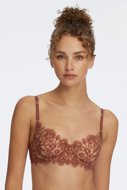 Entice Balconette Bra - Clay