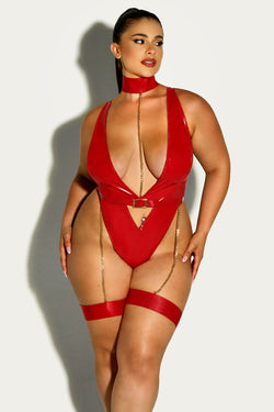 Harness Haven Plus Size Playsuit