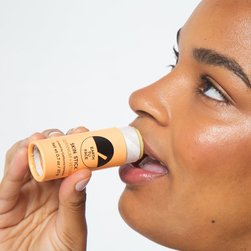 Hydrating Skin Stick | Anya Lust Women's Wellness | Handcrafted calming geranium and vetiver essential oils Skin Stick