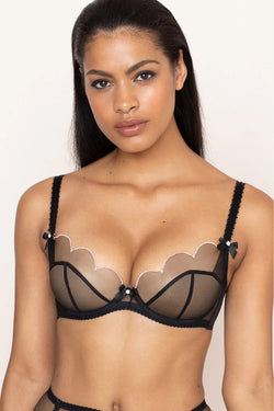 Lorna Sheer Bra Black