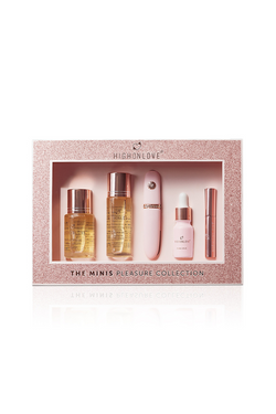 The Minis Pleasure Collection Gift Set | Anya Lust Sexual Wellness Gifts | Romantic Self Care Gift Box With USB Rechargeable Vibrator