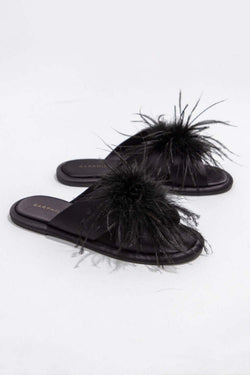 Luxe Feather Slippers