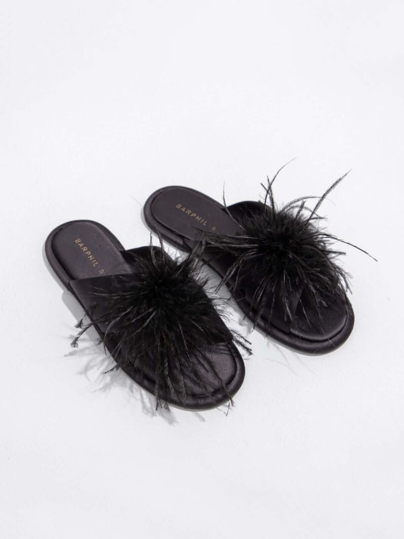 Luxe Feather Slippers