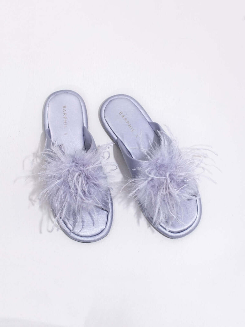 Luxe Feather Slippers