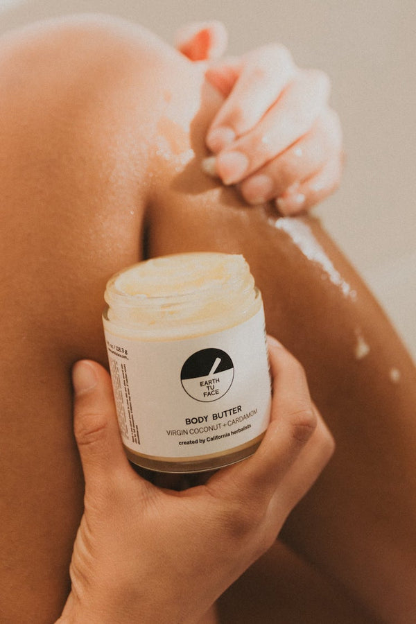Virgin Coconut Oil Body Butter | Anya Lust Women's Wellness | Virgin Coconut Oil + Cardamom improve Skin tone and texture