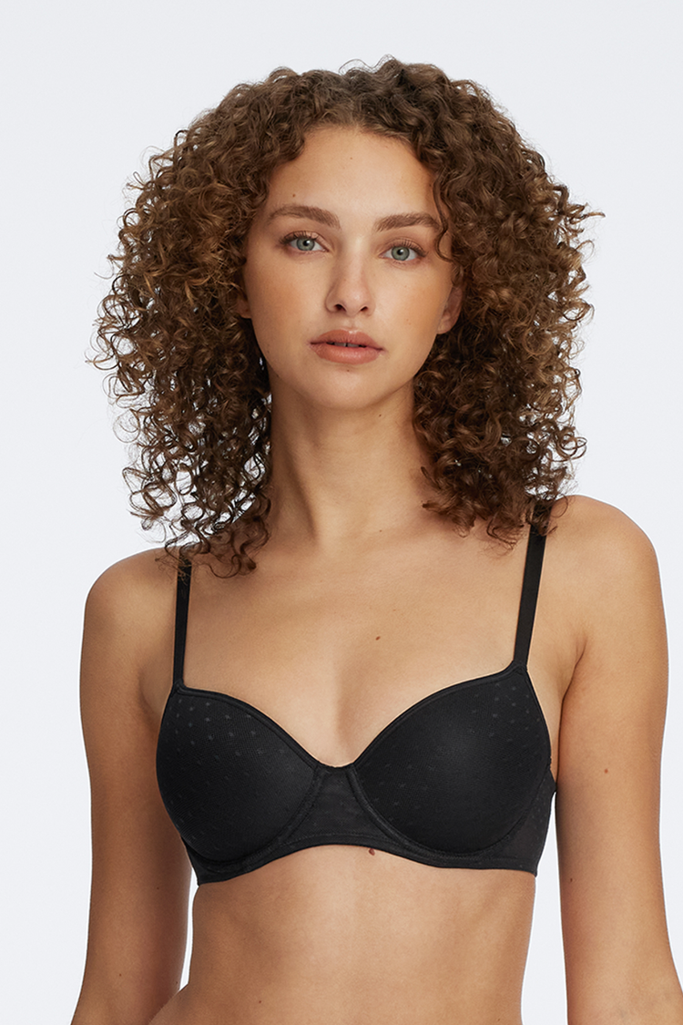 Dotty Multi-Way T-Shirt Bra Black