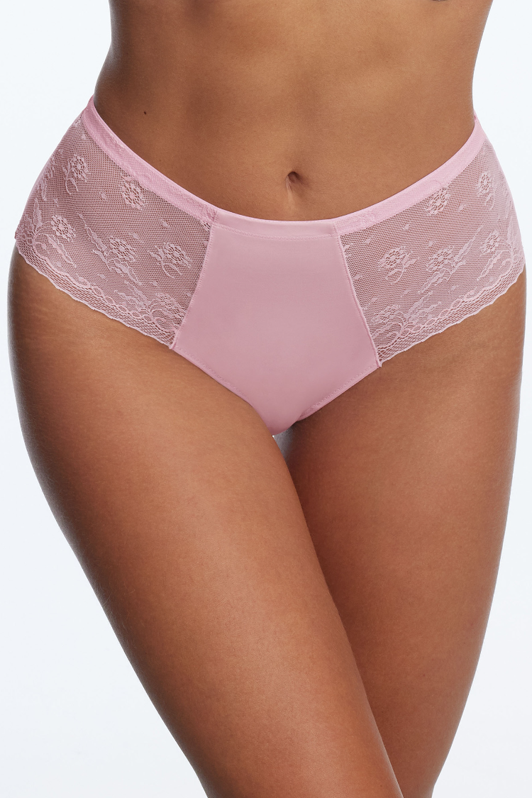 Lacy High Rise Brief - Lilac