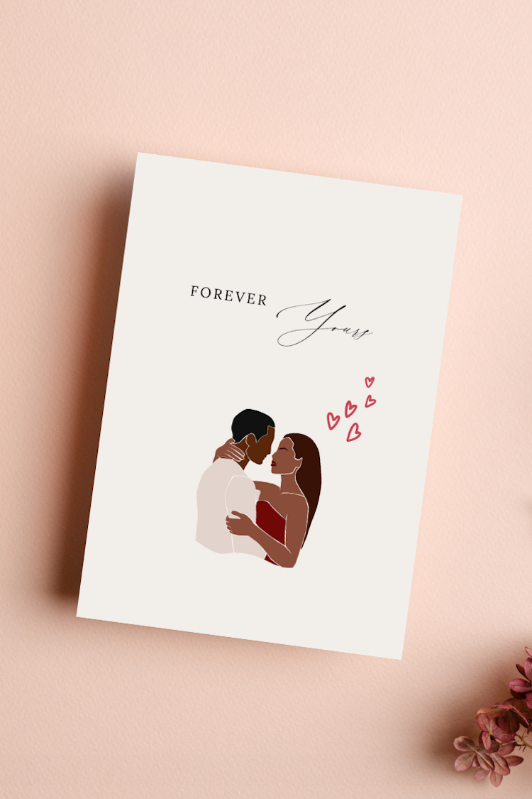 Forever Yours Greeting Card