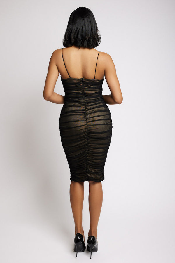 Rosa Ruched Bodycon Dress
